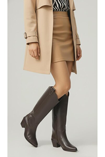 37Numara Cizme de damă mărime mare 41-42-43-44- PIELE MARO