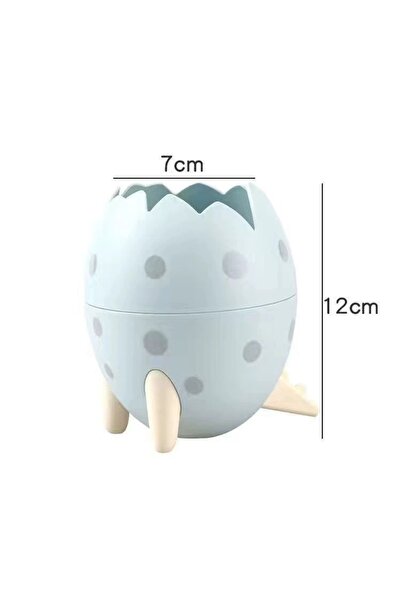 Choice حامل أقلام قابل للفصل على شكل بيضة ديناصور زرقاء لطيفة، منظم أقلام رصا...