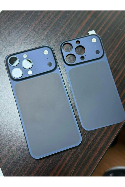 Choice ملصق حماية خلفي ناعم لهاتف آيفون 16 و15 و14 برو ماكس، لون أزرق، لتحويل...