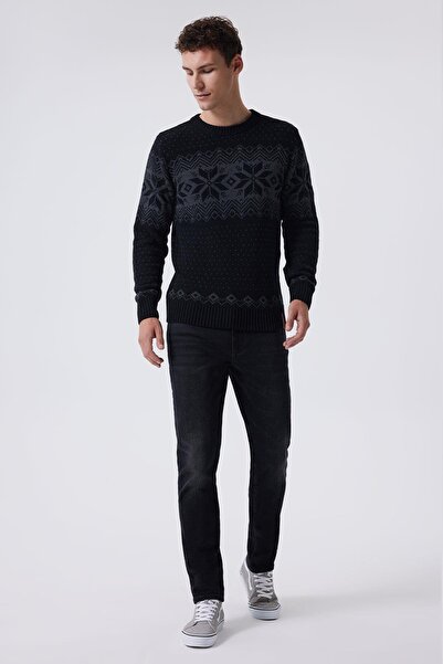 Lee Cooper Snowy Men's Sweater Black