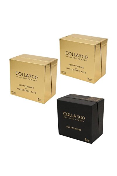 Collango Mix Paket Gold / Black Kolajen Special Edition & Glutatyon & Hyaluro...