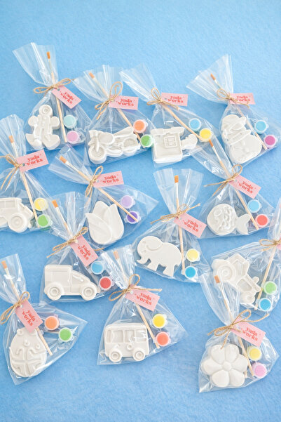 YADA 15 Adet Taş Figür Boyama Seti- Kendin Yap, Doğum Günü Hediyesi, Etkinlik...