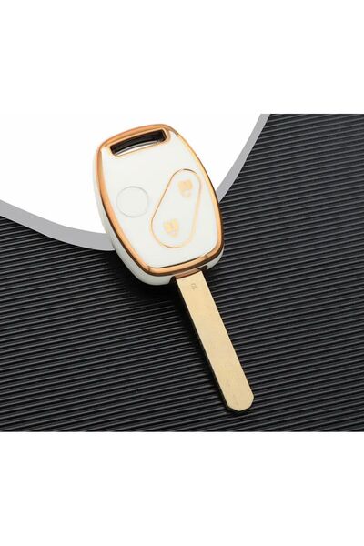 emii auto spare parts ΘΗΚΗ ΚΛΕΙΔΙΟΥ Honda Accord Civic CRV JAZZ - ΛΕΥΚΟ/ΧΡΥΣΟ