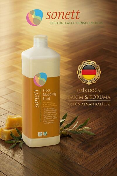 Sonett Organik Zemin Cilalama Sıvısı - 500 ml