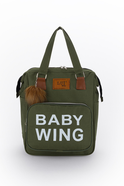 Mark Bells حقيبة ظهر للعناية بالطفل من بيبي وينج مع حجرة للزجاجات الحرارية وح...