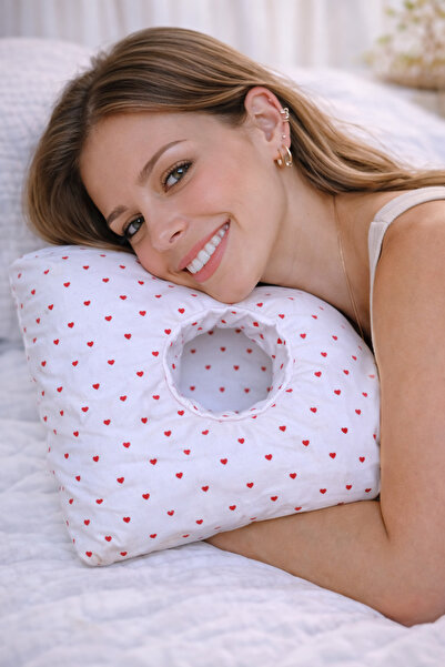 moonzy - minimalist & cozy Μαξιλάρι Piercing – Μίνι Καρδιές με Πλενόμενο Κάλυ...