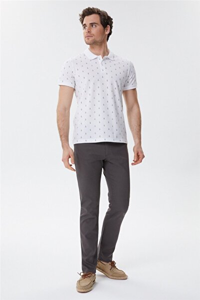Lee Cooper Harry Men's Straight Regular Cut Normal Waist Woven Trousers Strai...