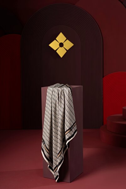 JAWEL Eșarfă moale pentru femei Hijab cu model digital - 1