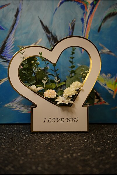 Lion Moon Flowers Kalpli “I Love You” Dekoratif Çiçek Aranjmanı – Şık Hediye ...