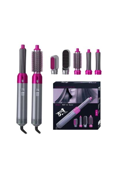 5-компонентен комплект за сушене и оформяне на коса с взаимозаменяеми накрайници