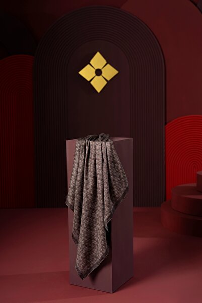 JAWEL Eșarfă moale cu model etnic mic pentru femei