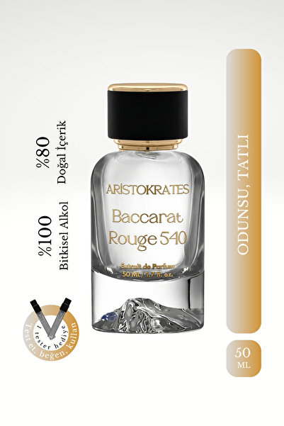 Aristokrates Baccarat Rouge 540 Unisex Extrait de Parfüm 50 ML | Odunsu Tatlı...