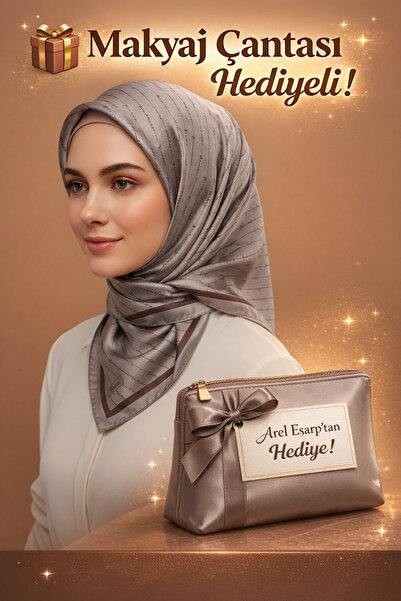 Picasso وشاح كريستالي رمادي بمظهر حريري – تصميم أنيق من التويل 90×90