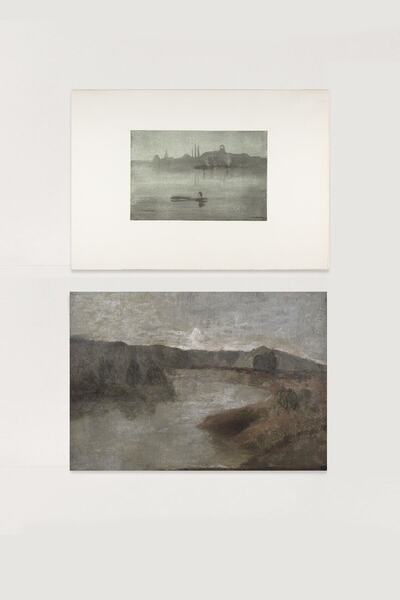 HOME DEKORİSTA Vintage 2'li Poster, Galeri Duvarı, Manzara Moody Sanatsal Bas...