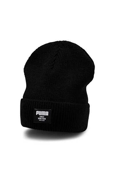 Puma Unisex Siyah Ribbed Classic Beanie Bere