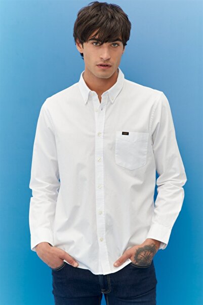 Lee Regular Fit Normal Kesim %100 Pamuk Uzun Kollu Gömlek