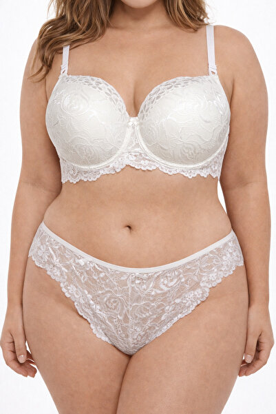 Merzu Dantelli Destekli Sütyen Takım