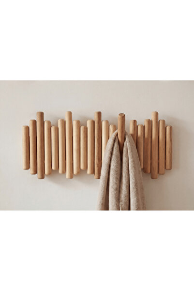 madera's art Dekoratif Doğal Ahşap Duvar Askısı Askılık Ahşap Askı Cilalı Ve ...