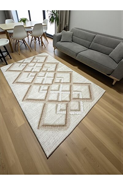 LİMAY غطاء سجاد كبير الحجم - غطاء سجاد - قابل للغسل - عملي - قماش مخملي - ديك...