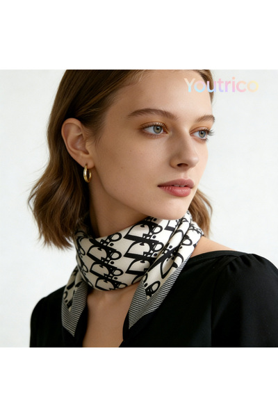 Youtrico وشاح شتوي - إكسسوار ملابس نسائية - دافئ ومريح، صغير ولكنه مريح - 70*70