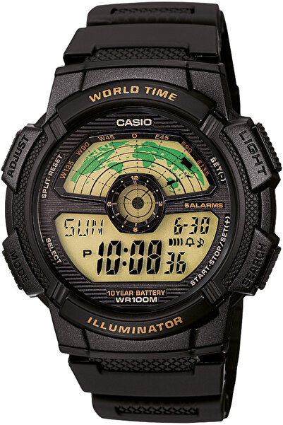 Casio ساعة يد قياسية موديل Ae-1100w-1bvdf