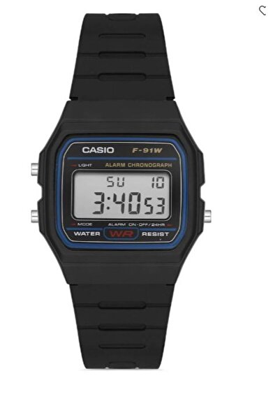 Casio F-91W-1DG ERKEK KOL SAATİ ( 2 Yıl Türkiye Tek Distribütörü Ersa Saat Garantilidir)