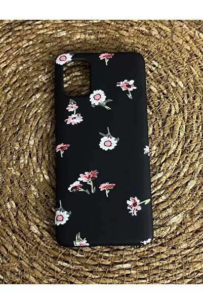 Store SAMSUNG A71 Uyumlu Kalp ve Kurdale Desenli İçi Kadife Silikon Kılıf