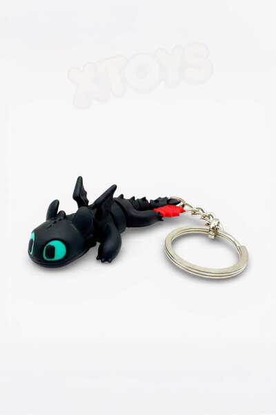 Xtoys Dragon Figure Keychain, Gift Bag Accessory, and Movable Toy |   Toothle...