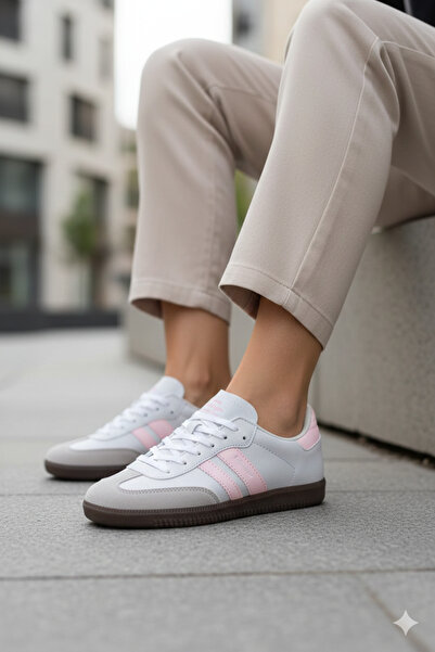 Slazenger India Women's White / Pink Casual Sneakers