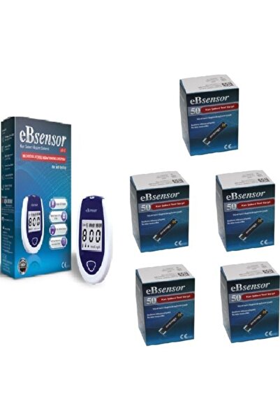 Ebsensor Kan Şeker Ölçümcihazı + X5 Kutu Ölçüm Strıbı(250 Ölçüm)