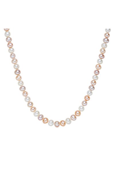 Valero Pearls Perlenhalskette Kette Sterling Silber Süßwasser-Zuchtperle mult...