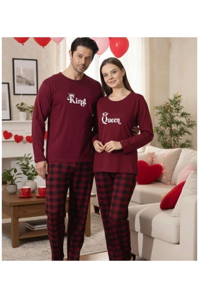Nuvella Sevgililer günü pijama takımı (tek takım fiyatıdır)