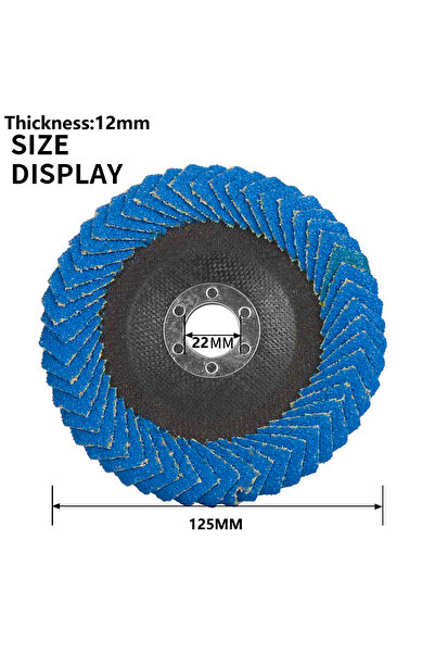 Choice قرص تلميع 5 بوصة 100/115/125 مم لطحن الزوايا وعجلة الصنفرة لشحذ الأعما...