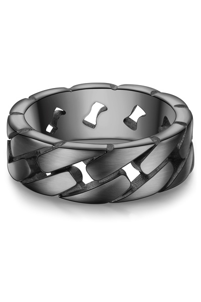 True Rebels Edelstahlring Ring Edelstahl