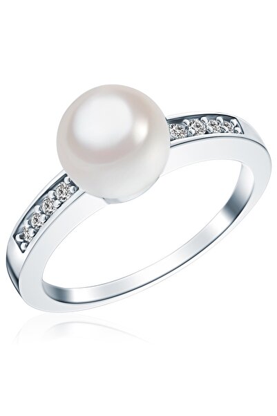 Rafaela Donata Silberring Ring Sterling Silber Südsee-Muschelkernperle weiß Z...