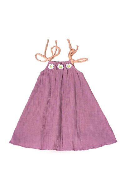 Miela Kids Φόρεμα μουσελίνας με λουράκια