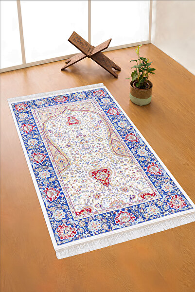 Meta Halı سجادة صلاة من الحرير الطبيعي ذات مظهر فاخر وعالي الجودة من إنتاج شر...