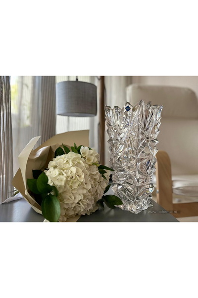 Bohemia Glacier Crystal Vase, 31 cm