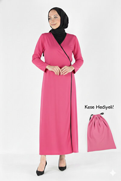 Plistre 1998_Rochie de rugăciune hijab din țesătură 100% bumbac, cu curea dub...