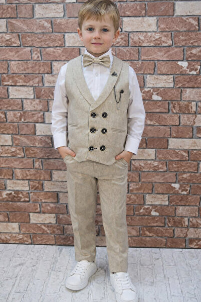 HAYTA Set cămașă și papion, costum 5 ani-14 ani Veneția