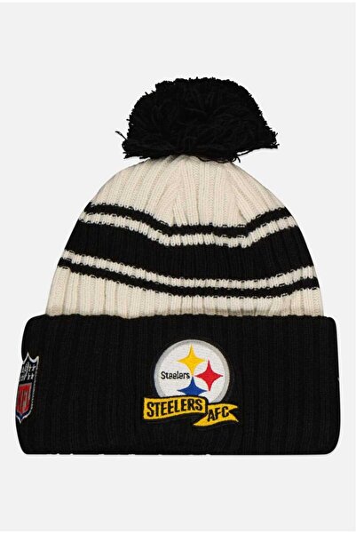 NEW ERA قبعة شتوية محبوكة متعددة الألوان من بيتسبرغ ستيلرز لعام 2022
