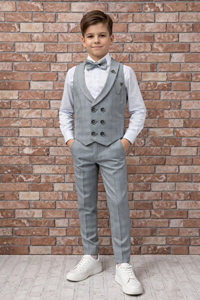 HAYTA Children's Vest Suit Shirt Set Bunny