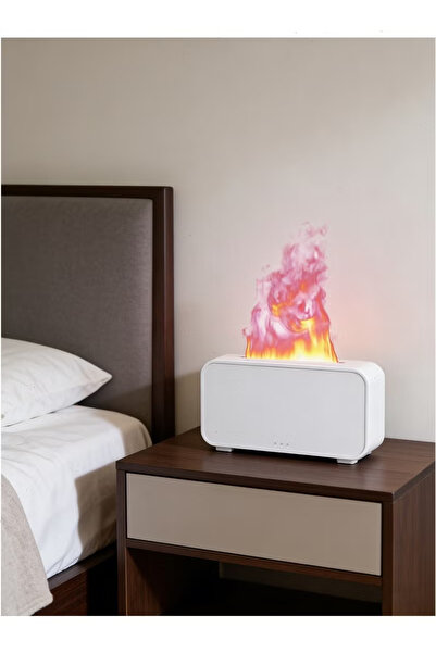 Yoawllty Mini LED Flame Humidifier with Essential Oil Diffuser, Timer & Auto ...