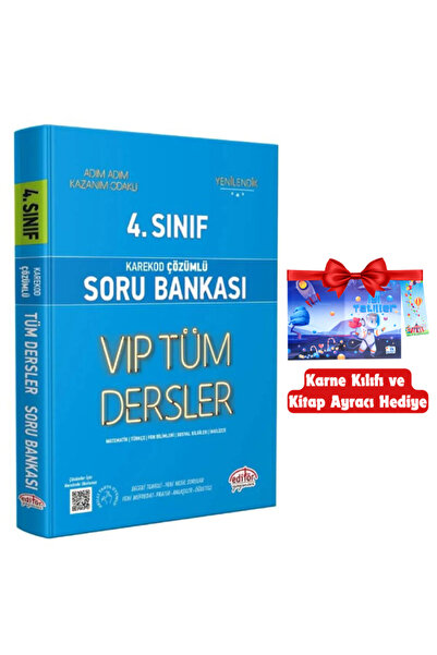 Editör Yayınevi Editör Yayınları 4. Sınıf Tüm Dersler Soru Bankası