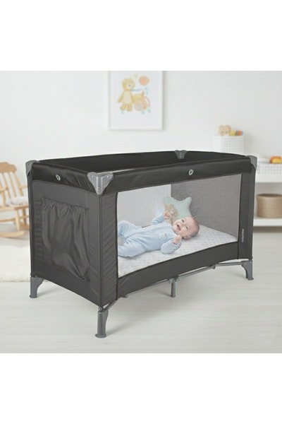 Coccolle Pătuț pliabil cu un singur nivel de înălțime Notte, geantă de transp...