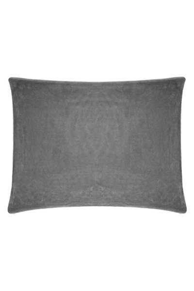 ELITECOMMERCEMARKET Față de pernă gri catifea 50x70cm