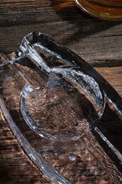 Glamis Vegas Model El Yapımı Cam Çift Oluklu Puro Küllük