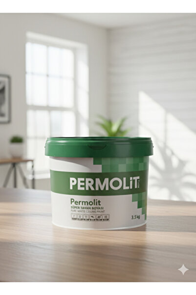 Permolit Süper Tavan Boyası - Ekstra Beyaz 3.5 kg