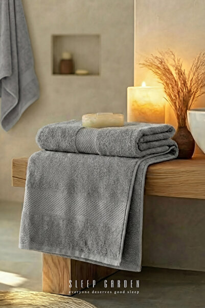 Sleep Garden منشفة حمام ناعمة 100% قطن مقاس 90x140