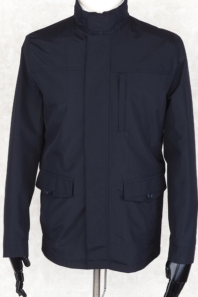 Jan Carlucci Slimfit Lacivert Yazlık İnce Mont